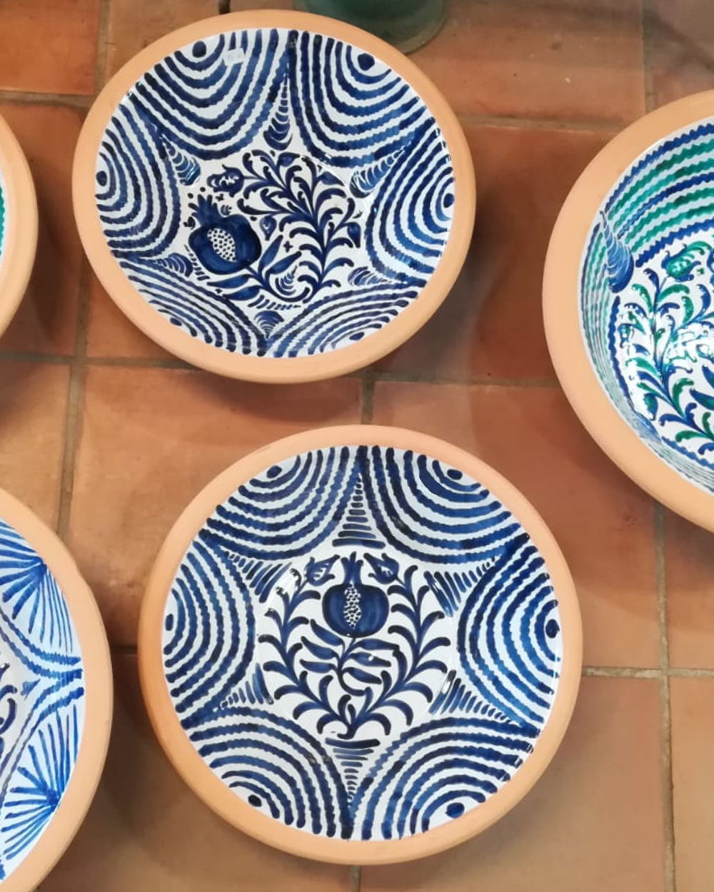 Granada Traditional Spanish Lebrillo in Blue — CASA PLETÓRICA